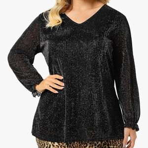 NWT Metallic Women's Plus Size Top